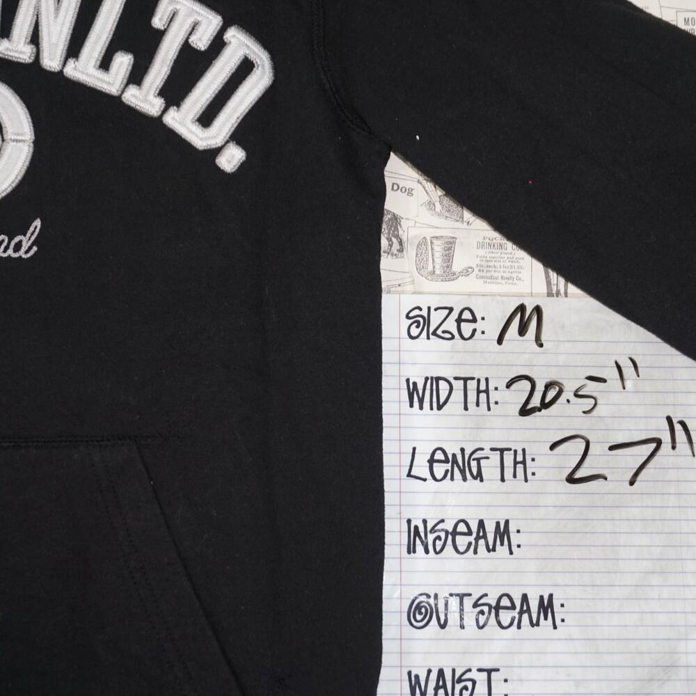 M - Vintage Y2K Ecko Unltd Hoodies arc logo spell rhino - Picture 4 of 4